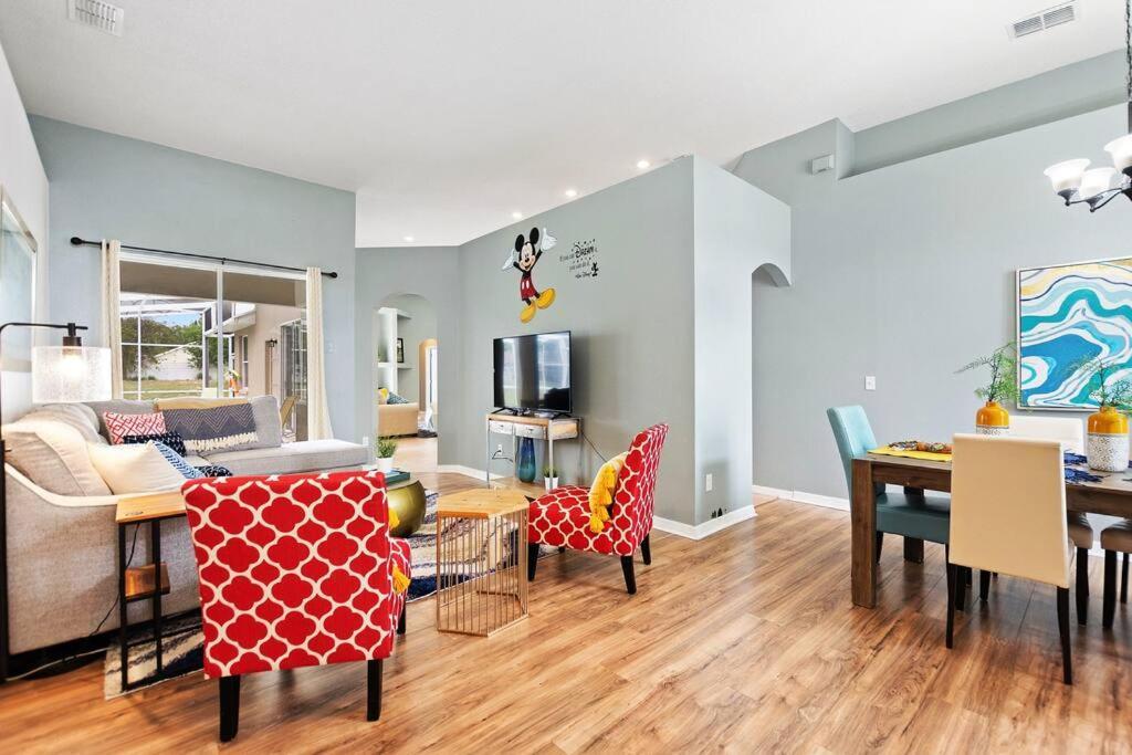 Spacious Disney Themed 5Bed Villa! Private Heated Enclosed Pool/Spa/Bbq! Davenport Luaran gambar