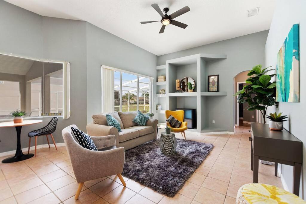 Spacious Disney Themed 5Bed Villa! Private Heated Enclosed Pool/Spa/Bbq! Davenport Luaran gambar